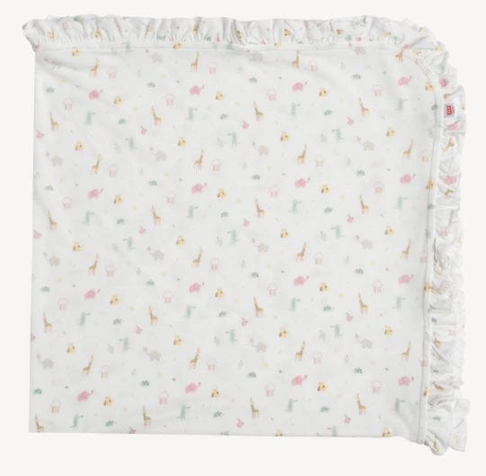 Magnetic Me Magnetic Me Pink little bitty pretty one modal baby blanket