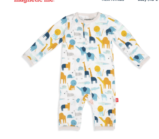 Magnetic Me 12-18M Magnetic Me-The Fast And The Furriest Modal Magnetic Coverall | Blue 1190