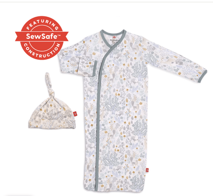 Magnetic Me NB-3 Months Magnetic Me-Imagine Forest Modal Magnetic Gown & Hat 1145