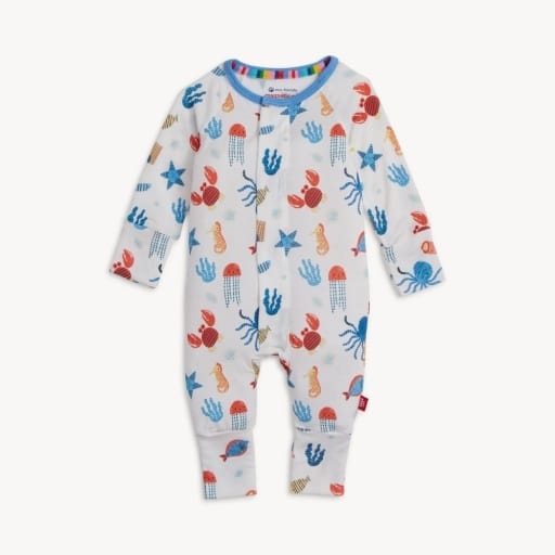 MAGNETIC ME Magnetic  Me Boys Infant Boys-footies/converters Deep Chic Bl Modal Magnetic Conv Coverall