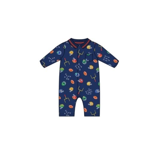 MAGNETIC ME Magnetic  Me Boys Infant Boys-footies/converters First Down Fun Modal Ls Polo Romper