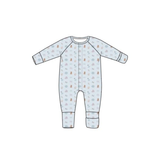 MAGNETIC ME Magnetic  Me Boys Infant Boys-footies/converters Nursery Nostalgia Blue Modal Conv Coverall