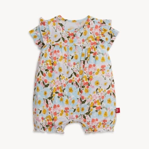 MAGNETIC ME Magnetic  Me Girls Infant Girls-bubbles Seraphina Modal Mag Flutter Slv Bubble Romp