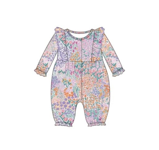 MAGNETIC ME Magnetic  Me Girls Infant Girls-footies/converters Arabella Modal Ruffle Romper