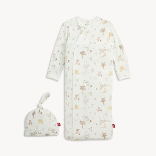 MAGNETIC ME Magnetic  Me Girls Infant Girls-footies/converters Bedtime Rhymes Modal Gown + Hat Set
