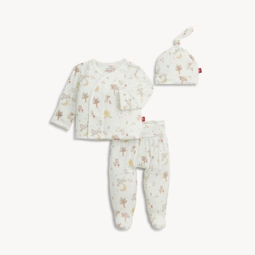 MAGNETIC ME Magnetic  Me Girls Infant Girls-footies/converters Bedtime Rhymes Modal Kimono Set