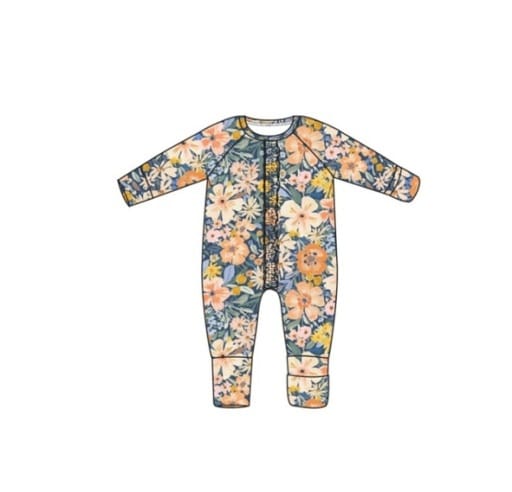 MAGNETIC ME Magnetic  Me Girls Infant Girls-footies/converters Flora Modal Ruffle Conv Coverall