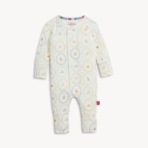 MAGNETIC ME Magnetic  Me Girls Infant Girls-footies/converters Nursery Magic Cream Modal Conv Coverall