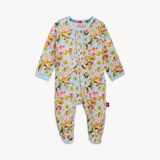 MAGNETIC ME Magnetic  Me Girls Infant Girls-footies/converters Seraphina Modal Magnetic Footie W Ruffle
