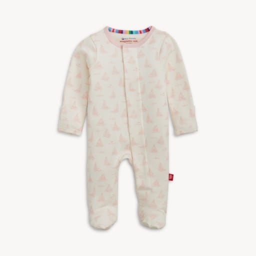 MAGNETIC ME Magnetic  Me Girls Infant Girls-footies/converters Tiny Tides Pk Org Cot Magnetic Footie
