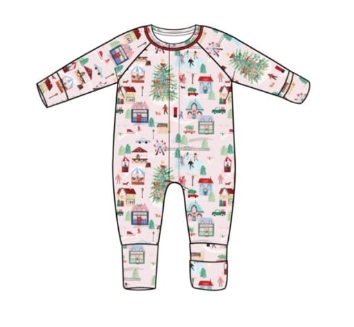 MAGNETIC ME Magnetic  Me Girls Infant Girls-footies/converters Winter Village Modal Conv Coverall
