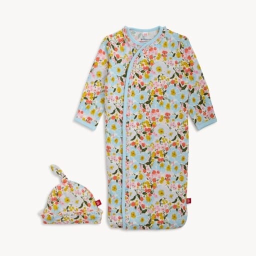 MAGNETIC ME Magnetic  Me Girls Infant Girls-gowns Seraphina Modal Magnetic Gown + Hat Set W Ruf