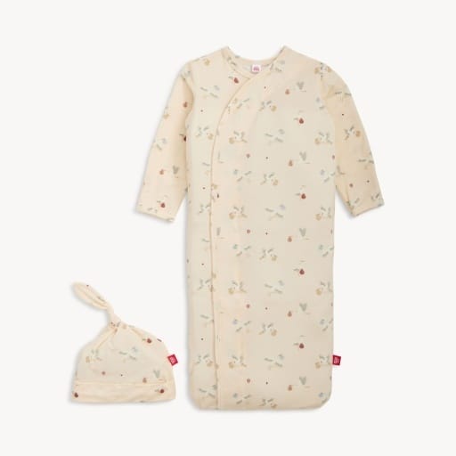 MAGNETIC ME Magnetic  Me Boys Infant Unisex-gowns Special Delivery Modal Magnetic Gown+hat Set