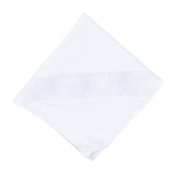 MAGNOLIA BABY Magnolia Baby Girls Accessories-baby Gear Forever Blessed White Smocked Receiving Blanket