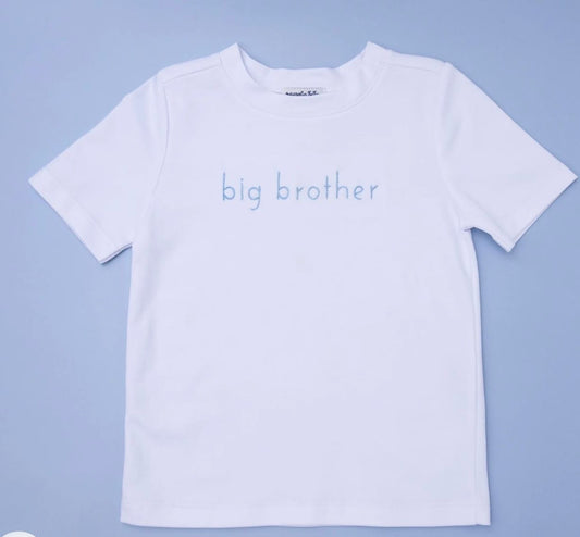 MAGNOLIA BABY Big Brother Embroidered T-shirt