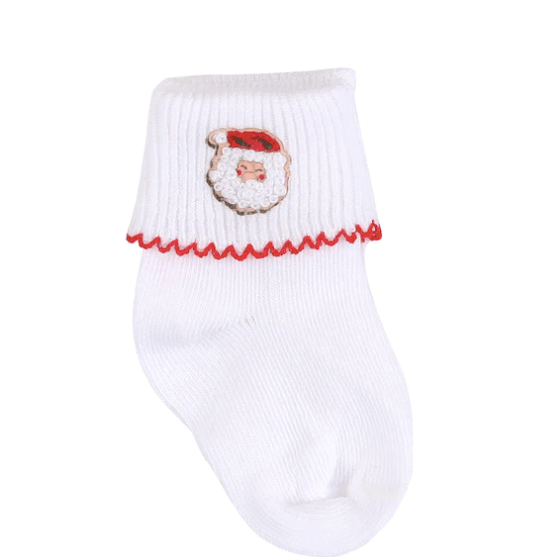 Magnolia Baby COOKIE EXCHANGE EMBROIDERED SOCKS