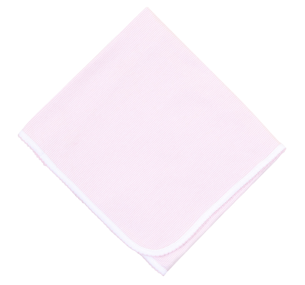 Magnolia Baby Default Mini Stripe Essential Receiving Blanket