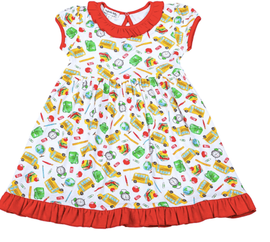 Magnolia Baby SMARTY PANTS BAMBOO TODDLER DRESS