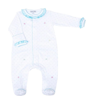 Magnolia Baby Adele's Classics Scattered Ruffle Footie