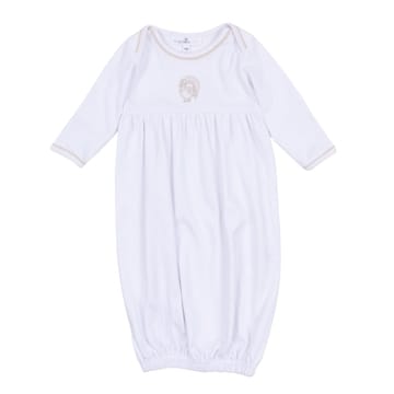 MAGNOLIA BABY Magnolia Baby Boys Infant Boys-bubbles/rompers/sets Harvest Blessings Ivory Gathered Gown
