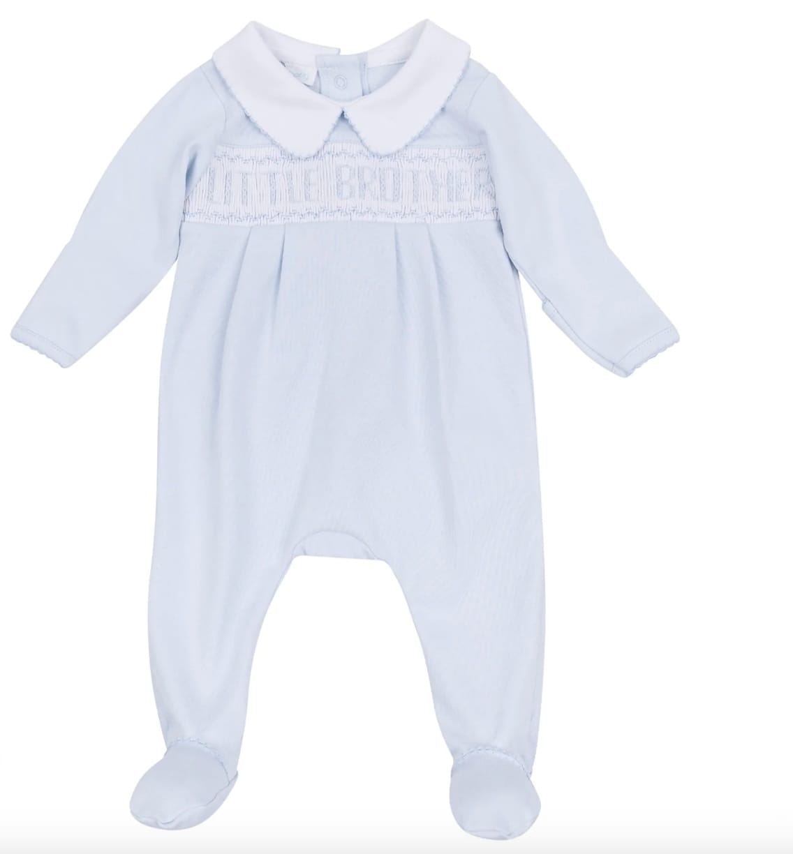 MAGNOLIA BABY Little Brother Smocked Footie