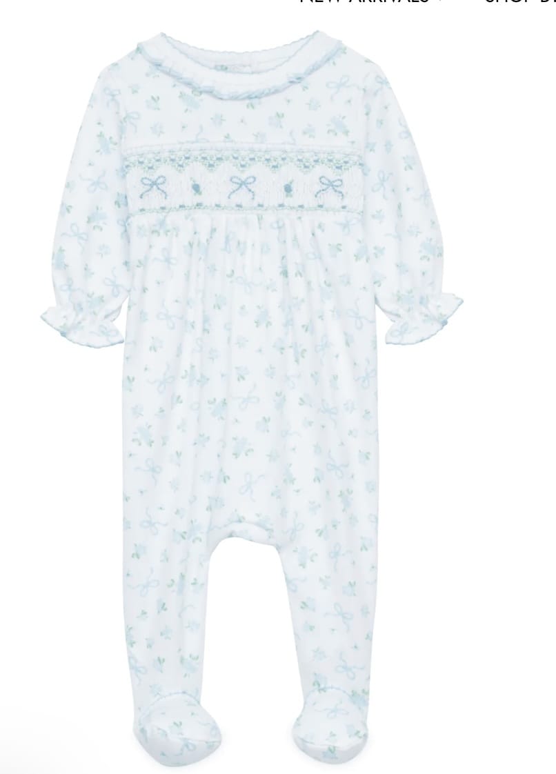 MAGNOLIA BABY Eloise's  Smocked Footie