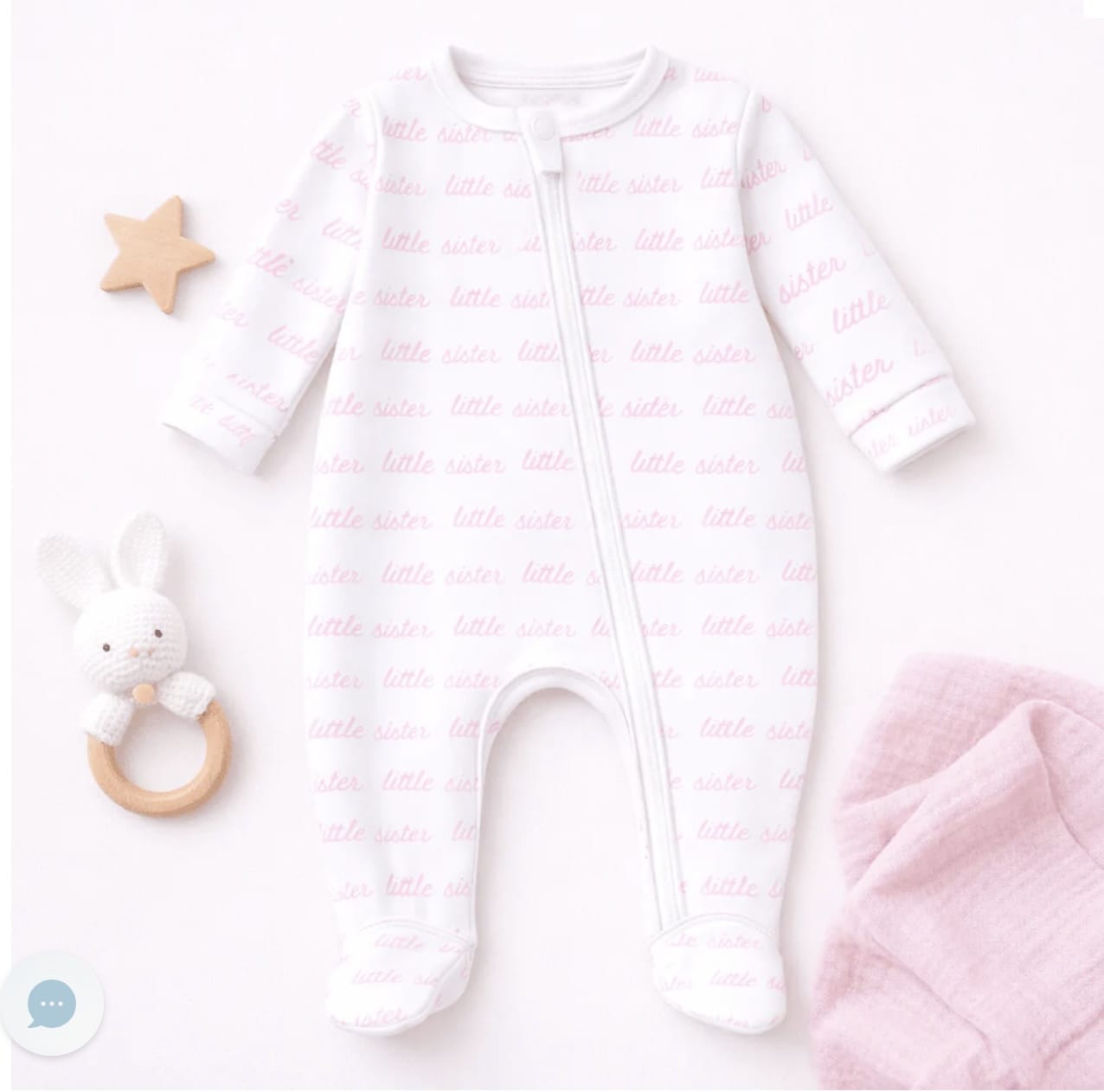 MAGNOLIA BABY Magnolia Baby Sister Footie - Pink
