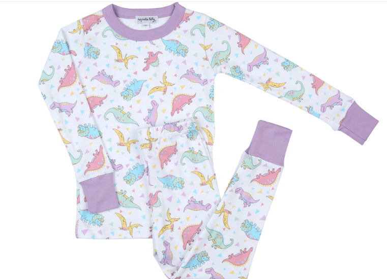 Magnolia Baby Lavender / 9-12M Dinoland Pajama's