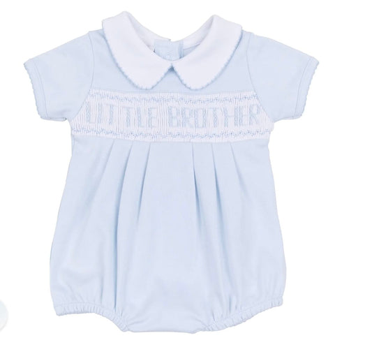 MAGNOLIA BABY Little Brother Smocked  Bubble