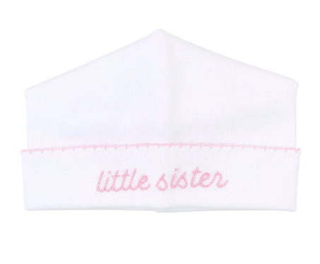 Magnolia Baby Little Sister/Little Brother Emb. hats