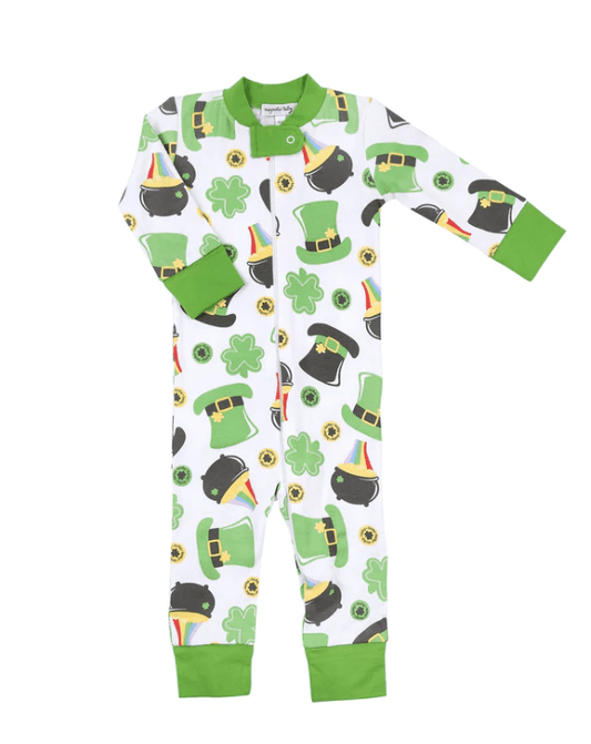 Magnolia Baby Magnolia Baby- Feeling Lucky Zipped PJ's