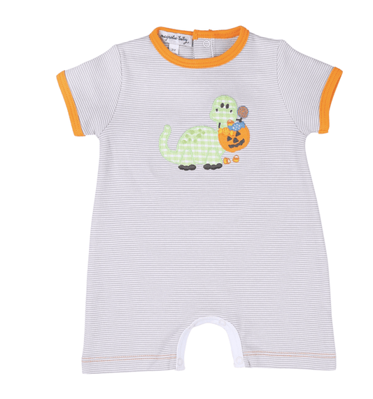 Magnolia Baby Spooky Saurus Short Playsuit