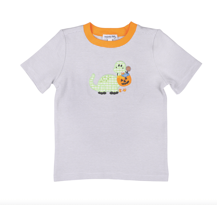 Magnolia Baby Spooky Saurus SS T Shirt