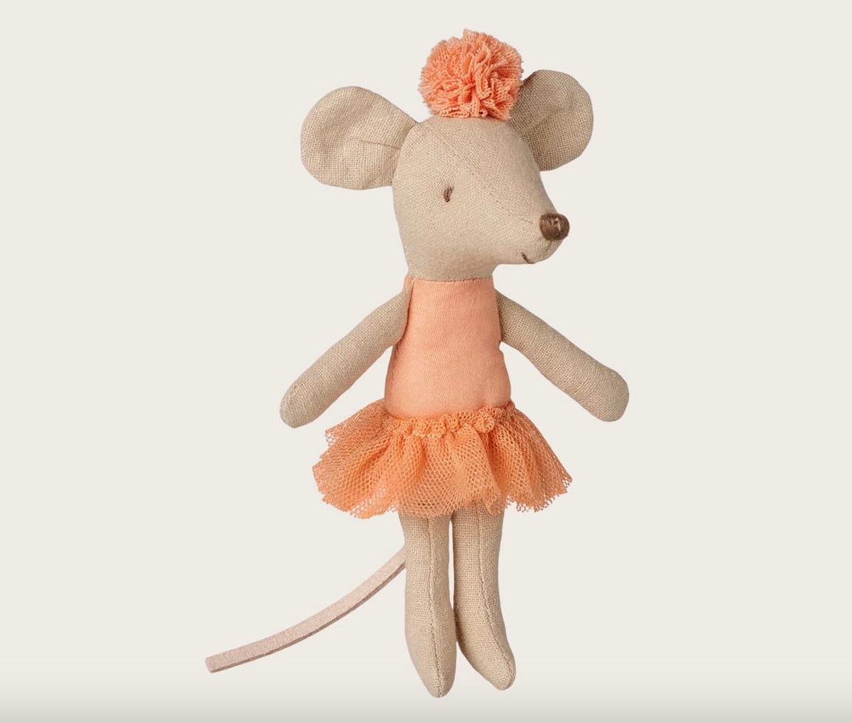 MAILEG Ballerina Mouse, Big Sister - Dusty Coral