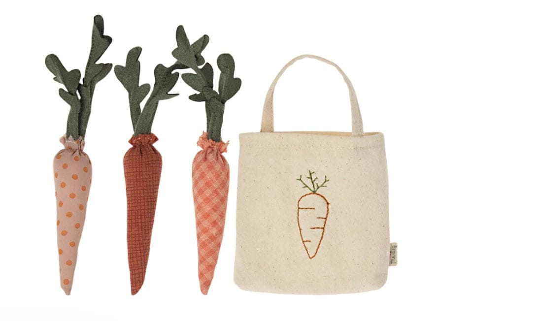 MAILEG Carrots in Shopping Bag