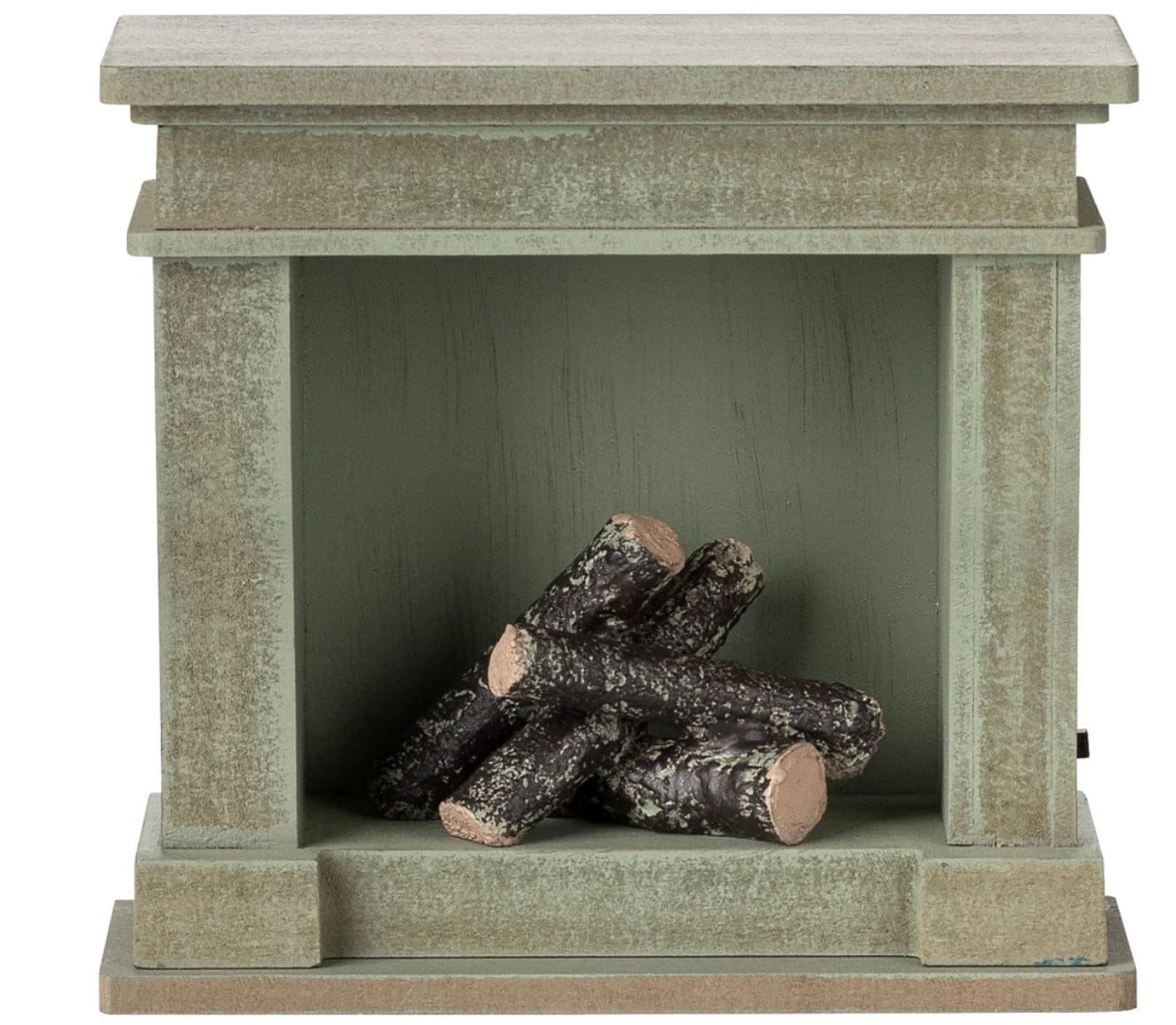 Maileg Fireplace Miniature Dusty Green