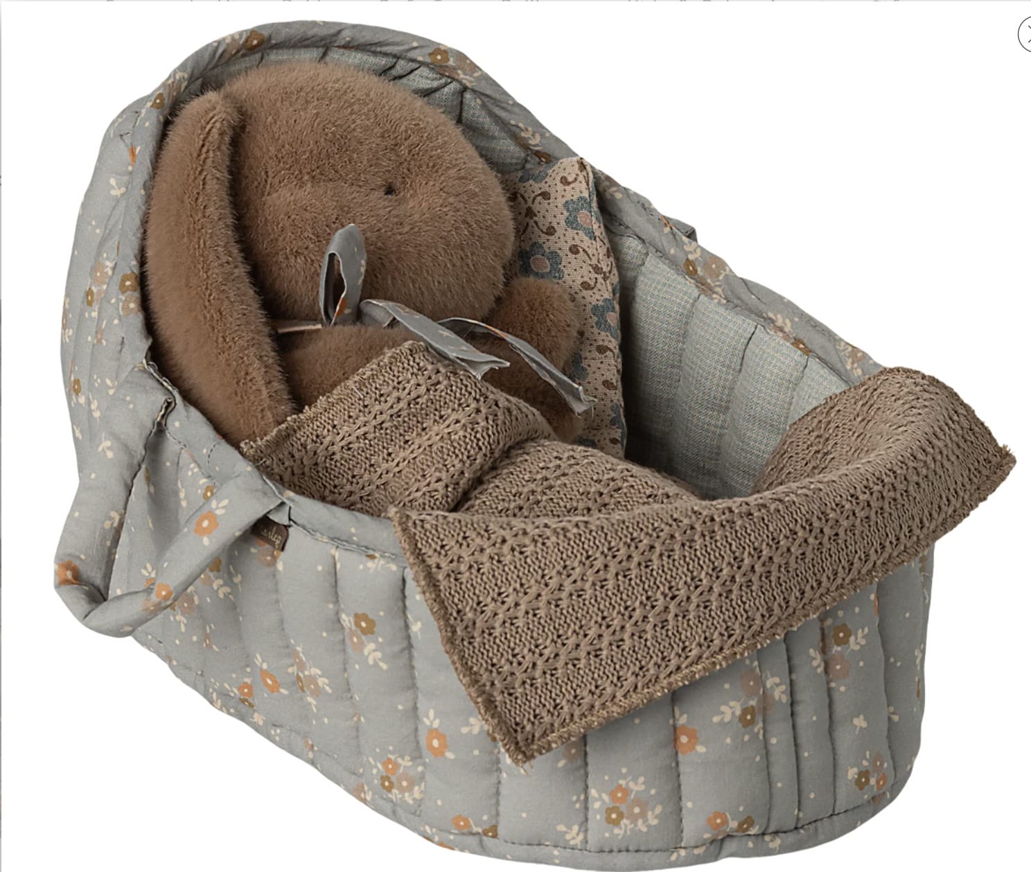MAILEG Maileg Carry Cot Large Blue