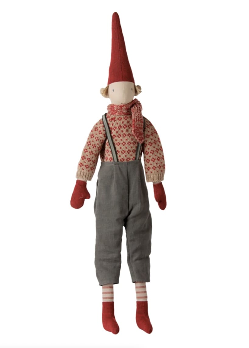 MAILEG Maileg Girls Accessories-toys 7169907173036410 Pixy, Size 4 - Boy - Knitted Sweater And Scarf
