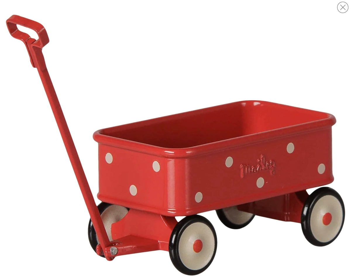 MAILEG Maileg Girls Accessories-toys Mouse Wagon Red