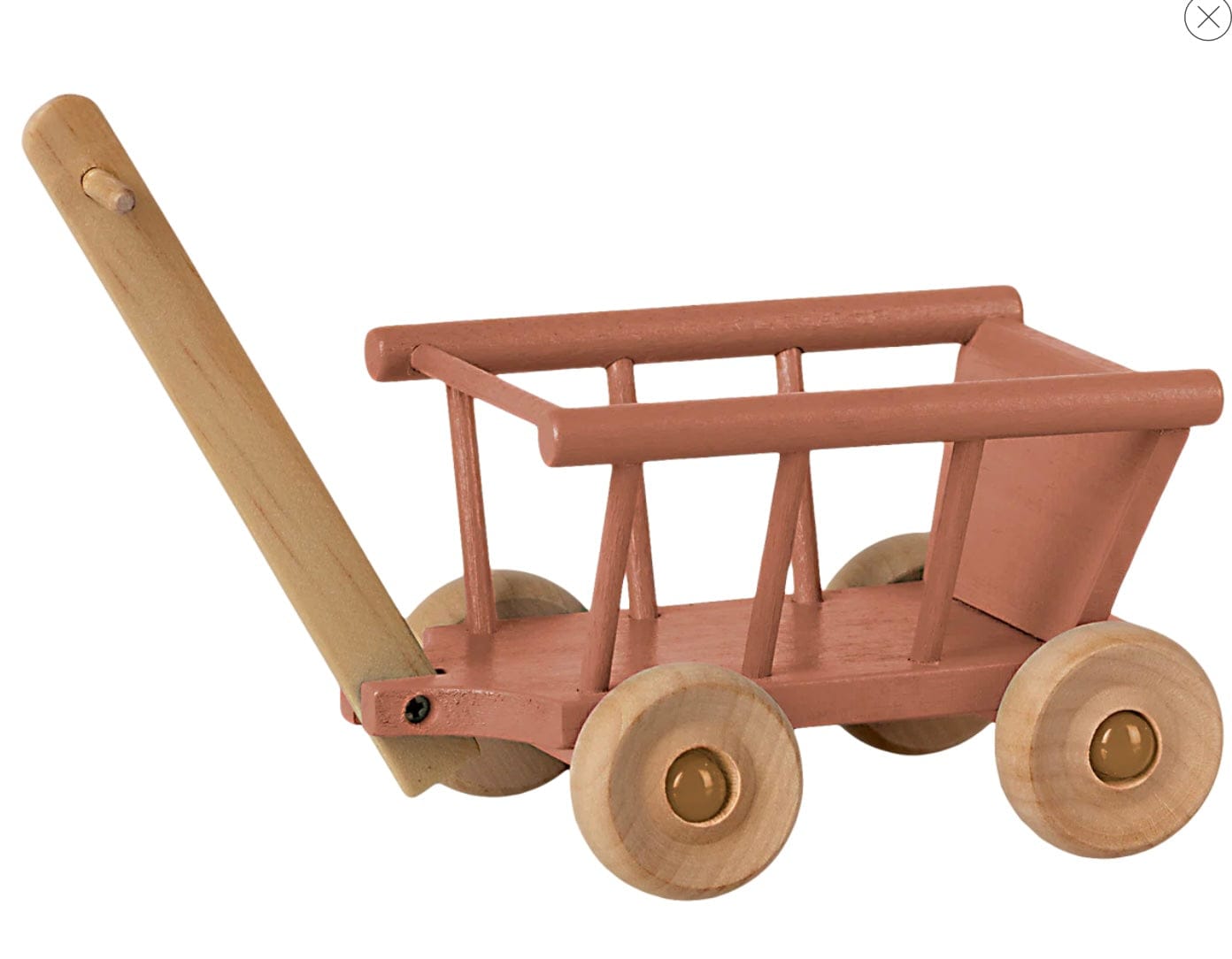 Maileg Micro Wagon - Dusty Rose