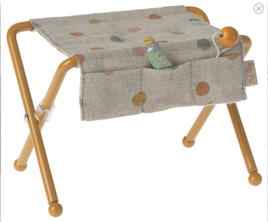 Maileg Nursery Table, Baby Mouse - Ocher