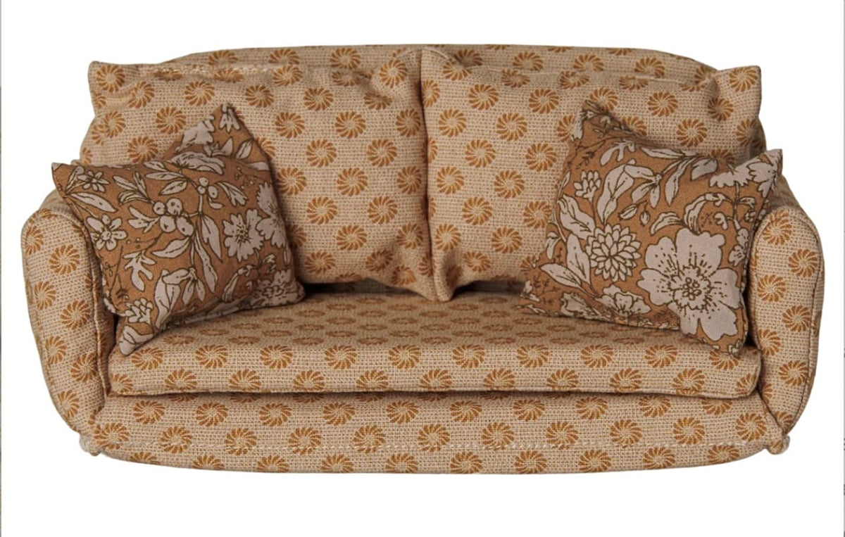 MAILEG Sofa Bed, Mouse, Large - Ocher