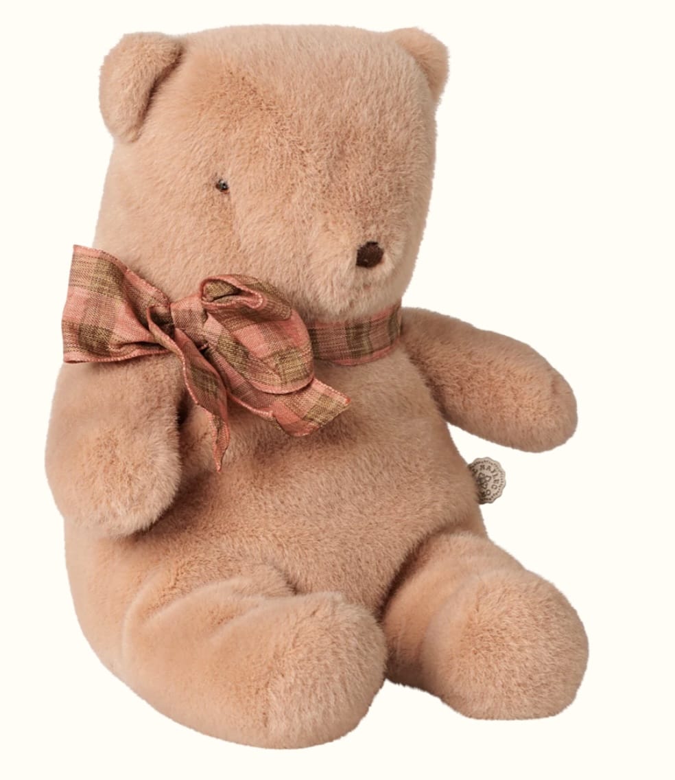 MAILEG Teddy Bear Plush, Small - Vintage Rose