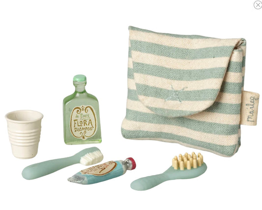 MAILEG Toothbrush Set In Bag, Mouse