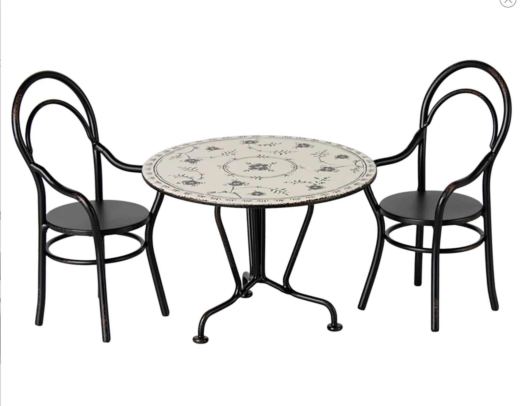 Maileg Dining table, Set with 2 chairs