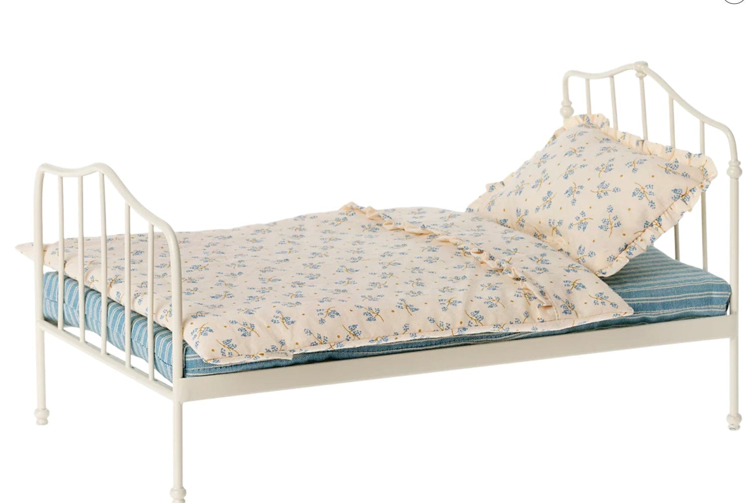 Maileg Vintage Bed Blue Mini