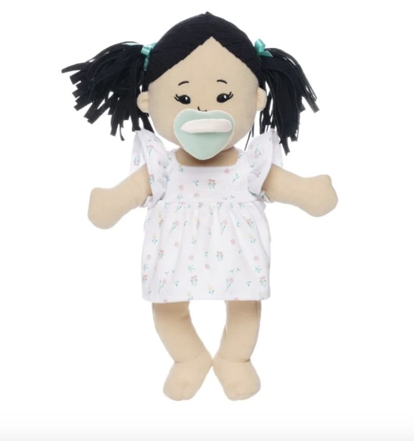 MANHATTAN TOY Stella Doll Light Beige With Black Pigtails