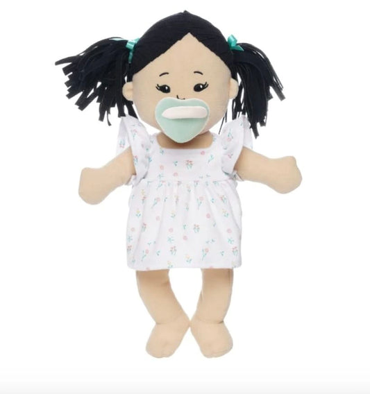 MANHATTAN TOY Stella Doll Light Beige With Black Pigtails