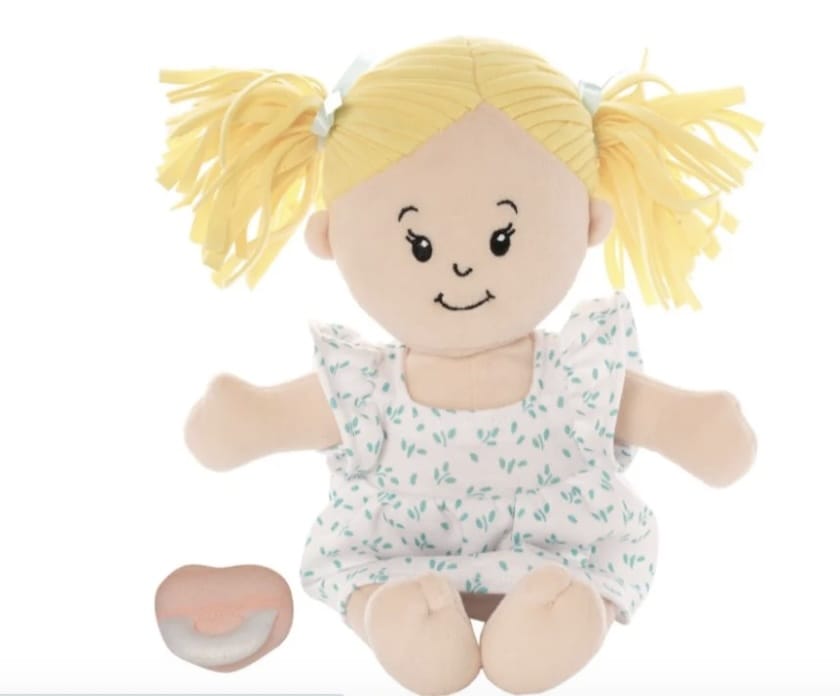 MANHATTAN TOY Stella Doll Peach With Blonde Pigtails