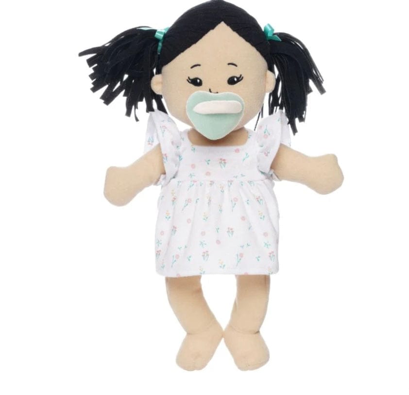 Manhattan toys Love, Stella Doll Light Beige with Black Pigtails